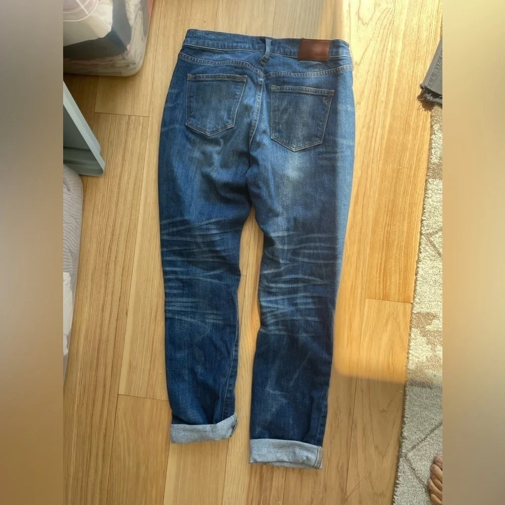 Madewell Slim Boyfriend Jeans Medium Wash - Picture 5 of 8